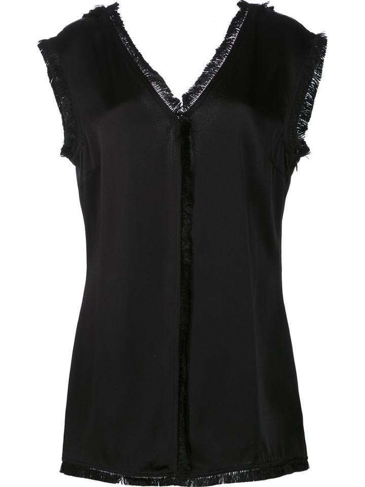 Stella Mccartney 'stefanelli' Sleeveless Blouse, Women's, Size: 40, Black, Acetate/viscose