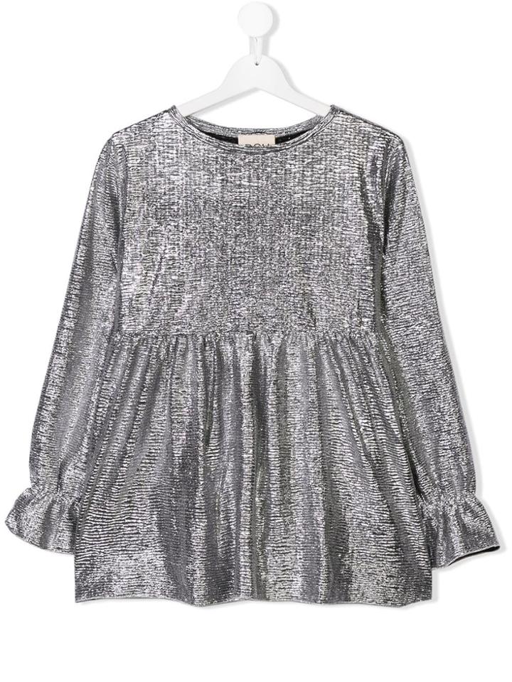 Douuod Kids Teen Metallic Dress