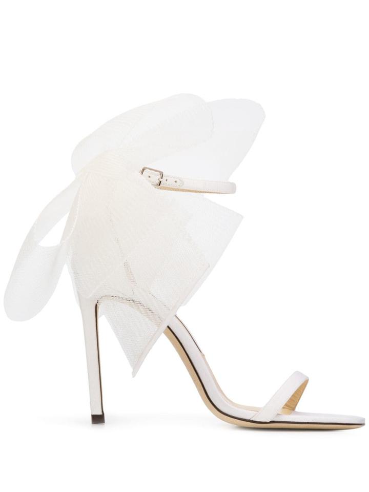 Jimmy Choo Aveline 100 Sandals - Neutrals