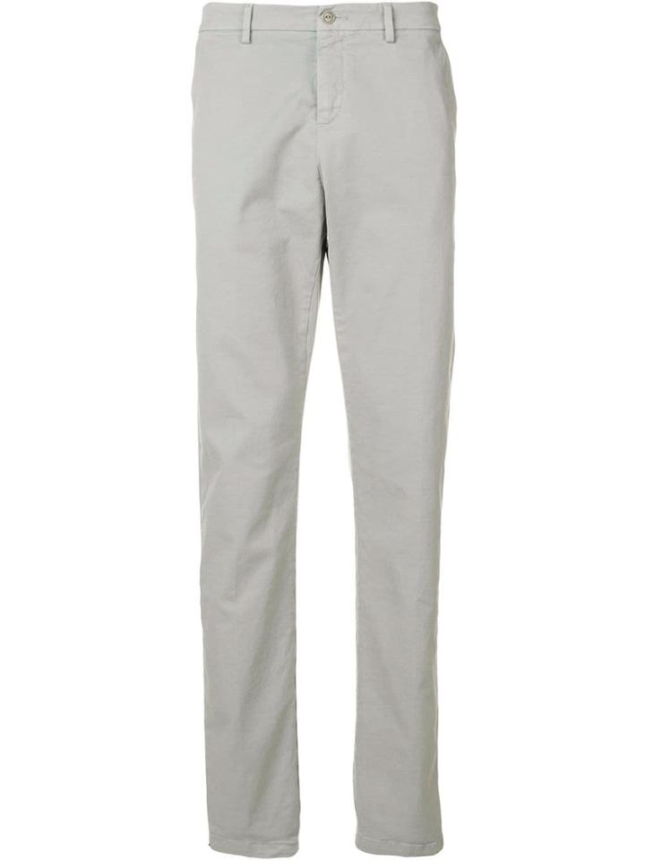 Mp Massimo Piombo Slim Fit Chinos - Grey