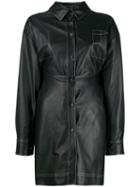 Ruban Shirt Dress - Black