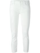 Mother 'the Looker Crop' Jeans - White