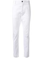 Emporio Armani Slim-fit Trousers - White