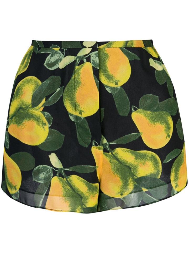Marc Jacobs Pear Print Shorts - Blue