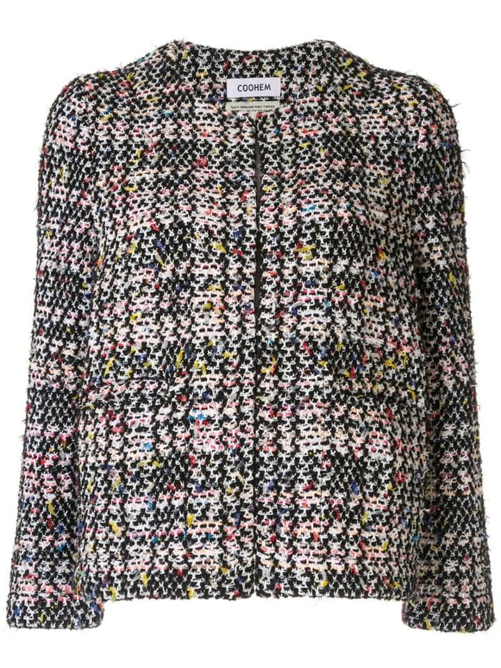 Coohem Autumn Tweed Jacket - Black