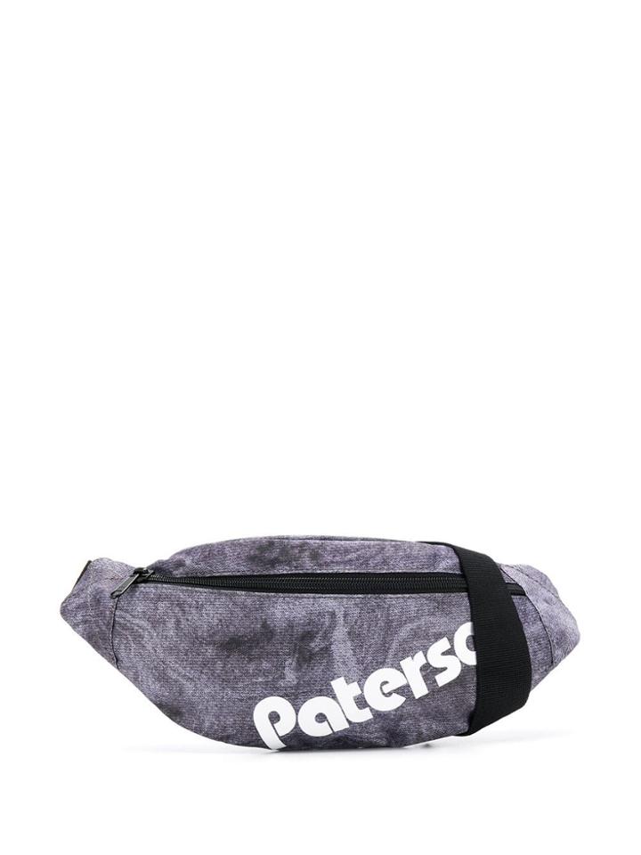 Paterson. Marbled Belt Bag - Black