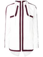 No Ka' Oi Split Back Hooded Jacket - White