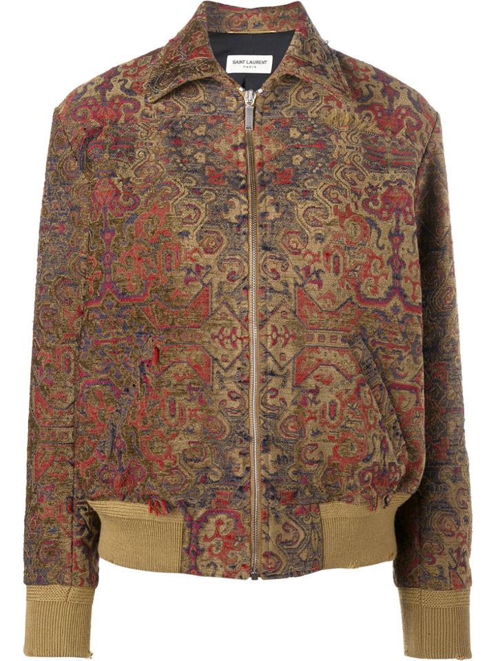Saint Laurent Marrakech Teddy Jacket - Brown