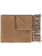 Polo Ralph Lauren Fringed Scarf, Men's, Brown, Nylon/wool