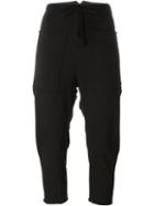 Lost & Found Ria Dunn Drawstring Tapered Cropped Trousers, Women's, Size: Xl, Black, Cotton