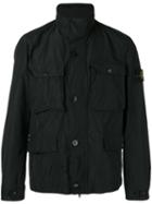 Stone Island Multi-pockets Lightweight Jacket, Men's, Size: Xxl, Black, Polyester/polyamide