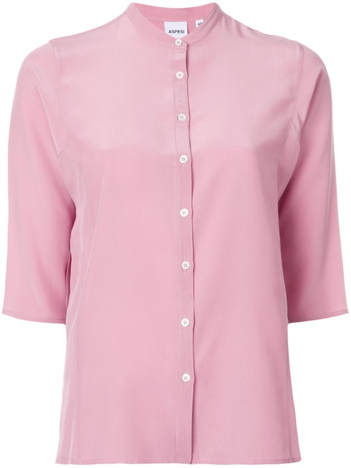 Aspesi Classic Fluid Shirt - Pink & Purple