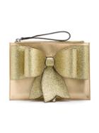 Gucci Kids - Metallic (grey) Bow Wristlet - Kids - Leather/pvc - One Size
