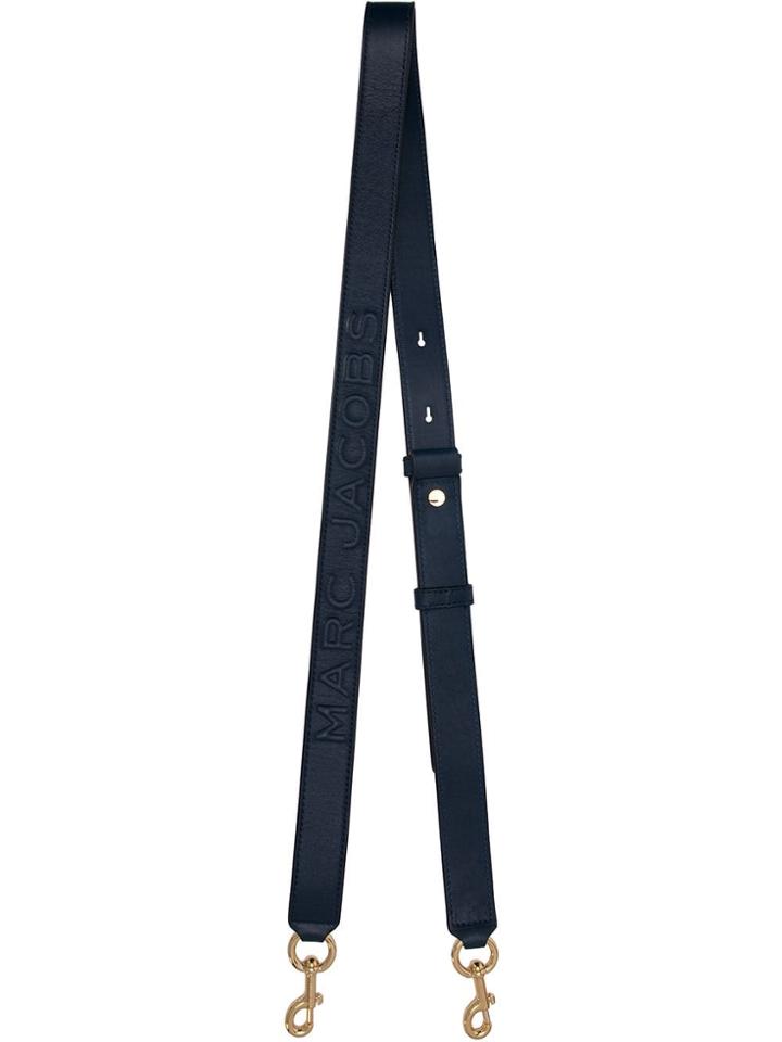 Marc Jacobs Debossed Leather Strap - Blue