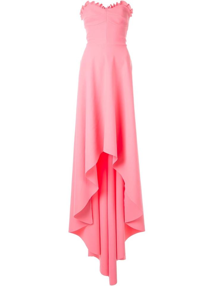 Greta Constantine Strapless Fishtail Gown