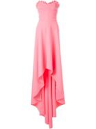 Greta Constantine Strapless Fishtail Gown