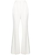 Alexander Mcqueen High Waisted Flared Trousers - White