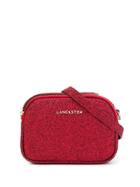 Lancaster Glitter Shoulder Bag - Red
