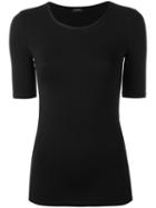 Joseph Classic T-shirt, Women's, Size: Large, Black, Lyocell/cotton/spandex/elastane