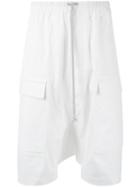 Rick Owens - 'pod' Cargo Shorts - Men - Cotton/rubber - 50, White, Cotton/rubber
