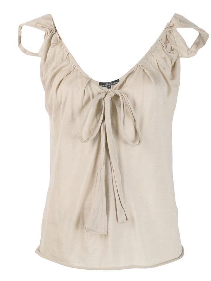 Gucci Pre-owned 1990's Drawstring Neck Blouse - Neutrals