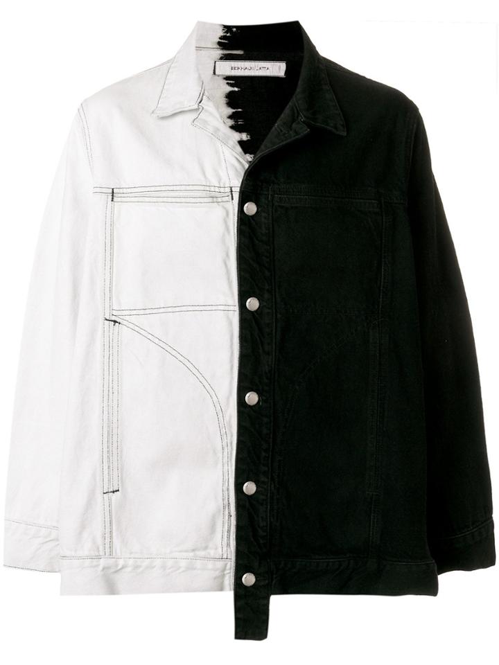 Eckhaus Latta Contrast Denim Jacket - Black