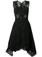 Jonathan Simkhai Embroidered Flared Skirt Dress - Black