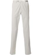 Pt01 Slim Fit Chino Trousers - Grey