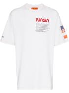 Heron Preston Nasa Embroidered Cotton T-shirt - White