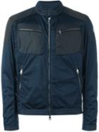 Moncler Fabrice Mesh Padded Jacket, Men's, Size: 3, Blue, Polyester/polyamide