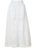 Vilshenko Cape Sleeve Blouse, Women's, Size: 8, Blue, Cotton/silk/polyester