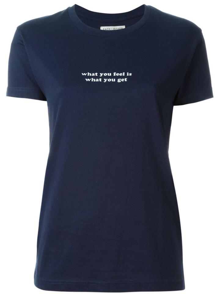 Each X Other Blair Chivers X Eachxother 'think' T-shirt
