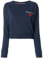 Tommy Hilfiger Embroidered Patch Sweater - Blue