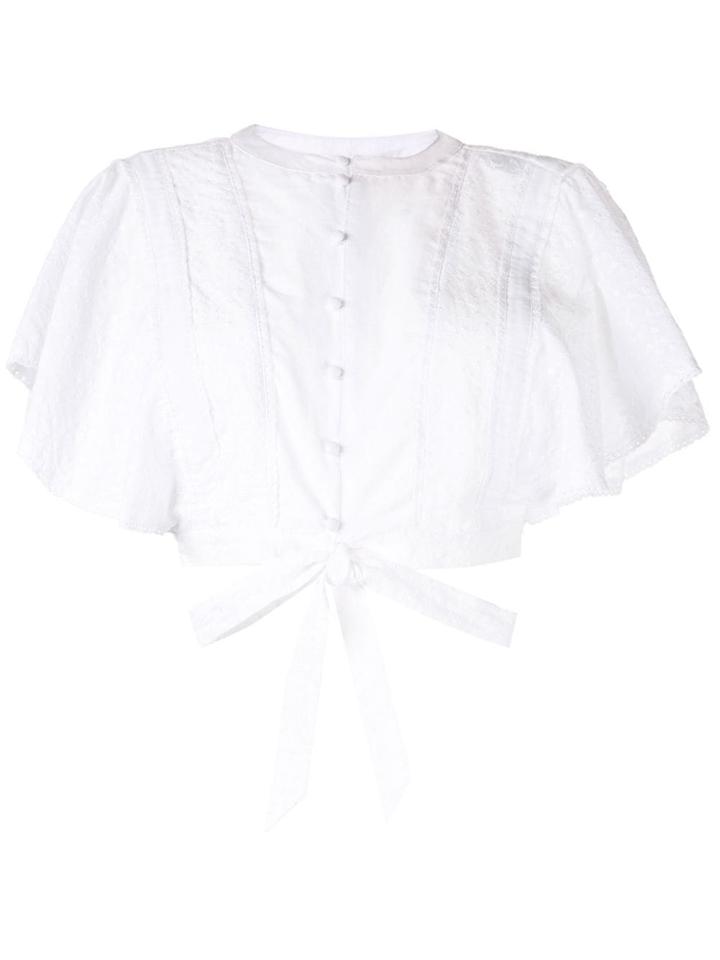 Sir. Charlee Open-back Top - White