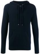 Ron Dorff Fine Knit Hoodie - Blue