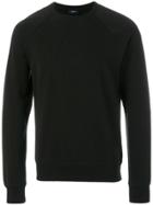 Armani Jeans Embossed Logo Sweatshirt - Black