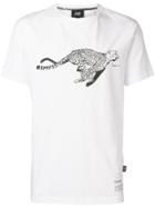 Cavalli Class Cheetah Print T-shirt - White