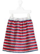 Gucci Kids - Striped Skirt - Kids - Silk/cotton/viscose/metallized Polyester - 8 Yrs, Red