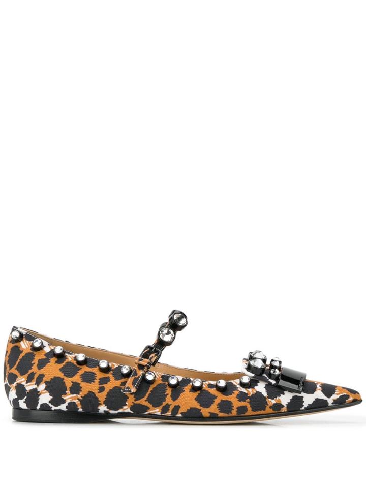 Sergio Rossi Sr1 Ballerina Flats - Neutrals