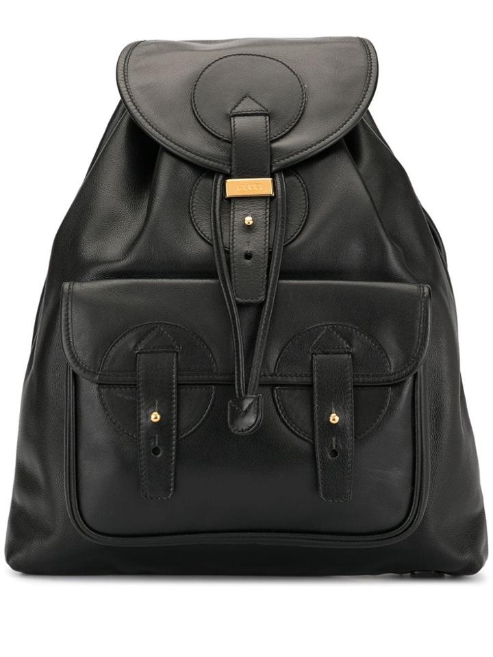 Gucci Pre-owned Logos Backpack Bag - Black