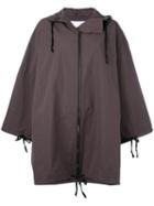 Toogood Oversized Hooded Jacket, Women's, Size: 0, Brown, Cotton