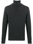 N.peal The Trafalgar Polo Neck Cashmere Sweater - Grey