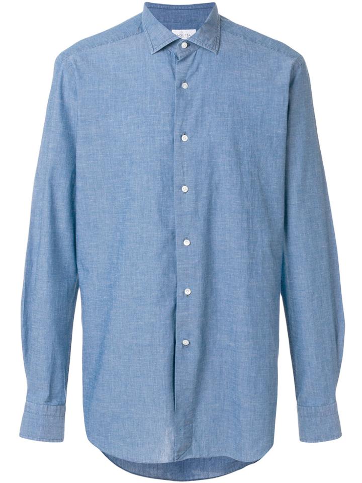 Bagutta Chambray Shirt - Blue