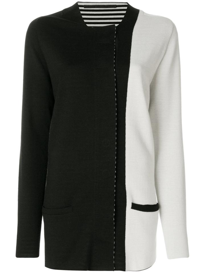 Haider Ackermann Colour Block Cardigan - Black