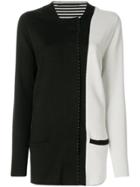 Haider Ackermann Colour Block Cardigan - Black