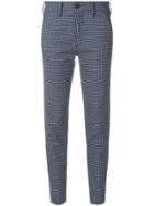 Barba Micro Print Slim Trousers - Blue