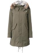 Loveless Zipped Mid Coat, Women's, Size: 34, Green, Polyester