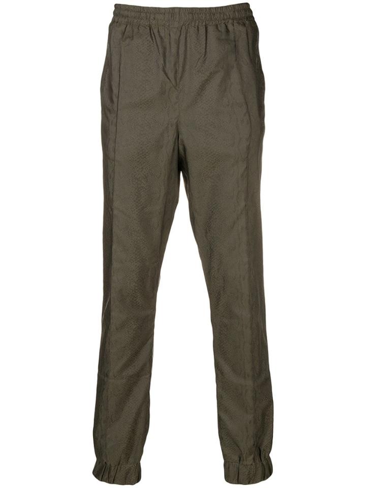 Misbhv Snake Effect Track Pants - Green