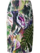 Martha Medeiros Foliage Judith Pencil Skirt - Multicolour