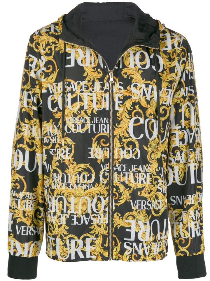 Versace Jeans Couture Baroque Zipped Jacket - Yellow